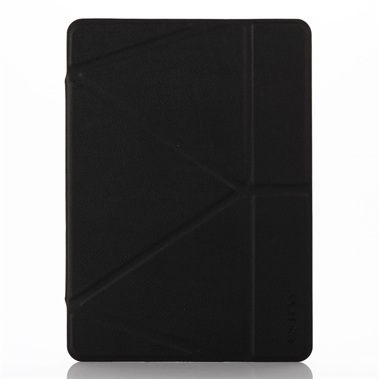 ONJESS Origami Stand Leather Smart Flip Cover for iPad Air 2 (iPad 6) - Black-1
