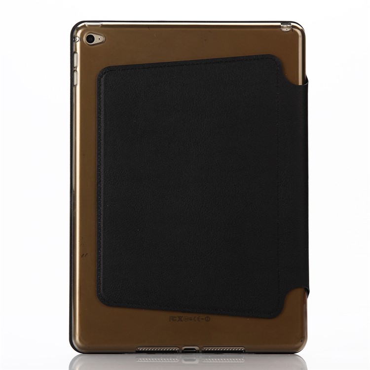 ONJESS Origami Stand Leather Smart Flip Cover for iPad Air 2 (iPad 6) - Black-2