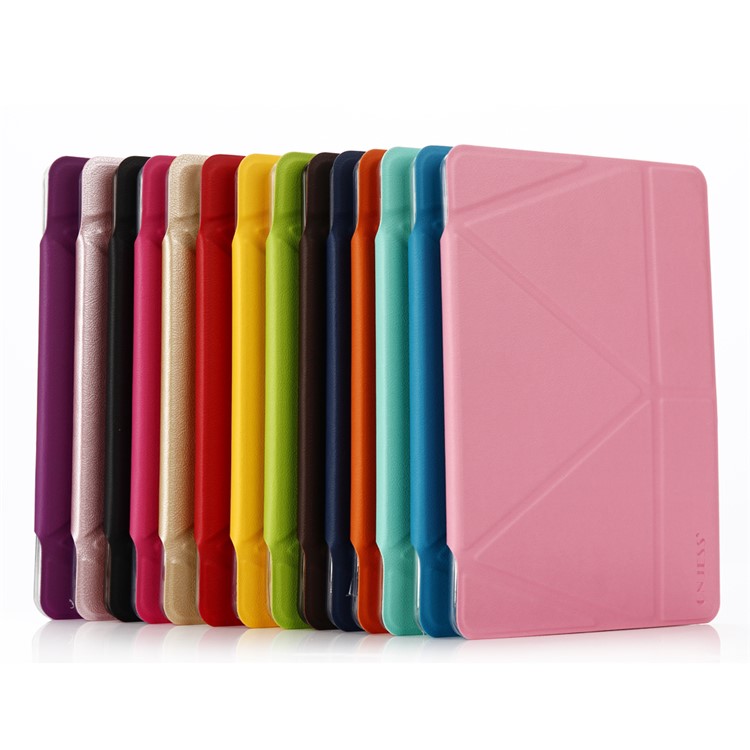 ONJESS Origami Stand Leather Smart Flip Cover for iPad Air 2 (iPad 6) - Black-3