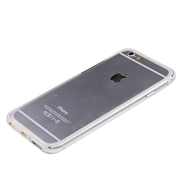 SULADA TPU + Metal Mobile Bumper for iPhone 6s/6 4.7 - Silver-1