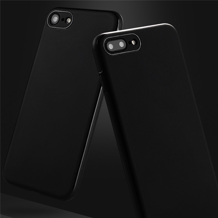 SULADA Phone Accessory TPU Mobile Case for iPhone 7 4.7 inch Built-in Magnetic Holder Metal Sheet - Black-2