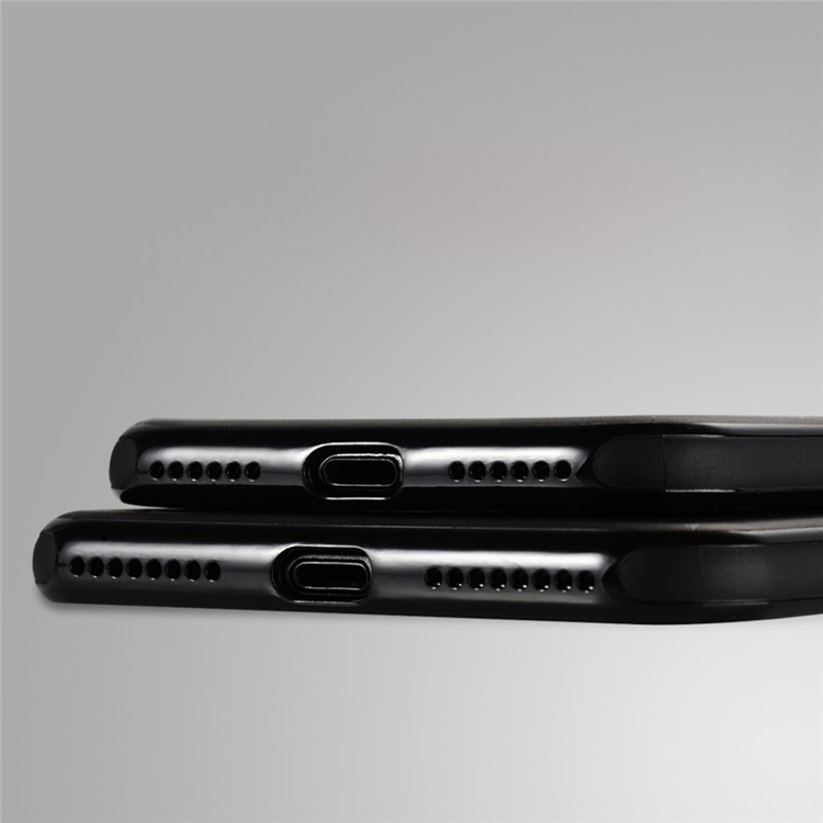 SULADA Phone Accessory TPU Mobile Case for iPhone 7 4.7 inch Built-in Magnetic Holder Metal Sheet - Black-7