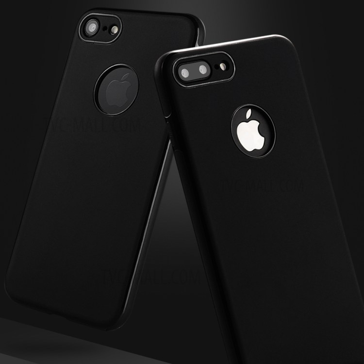 SULADA Phone Accessory TPU Mobile Case for iPhone 7 Plus Built-in Magnetic Holder Metal Sheet - Black-2