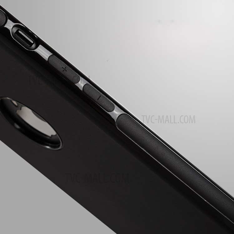 SULADA Phone Accessory TPU Mobile Case for iPhone 7 Plus Built-in Magnetic Holder Metal Sheet - Black-4