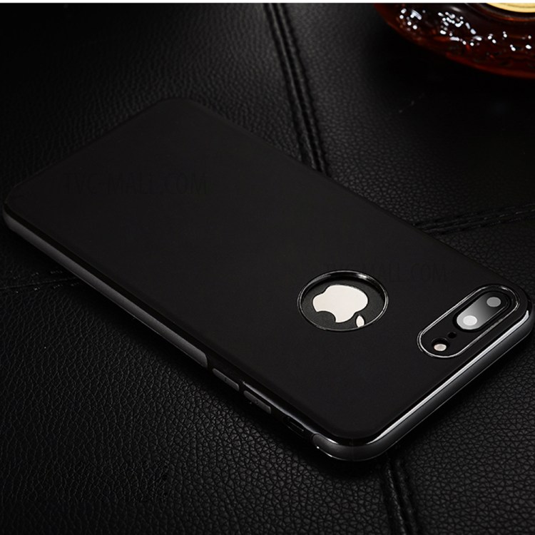 SULADA Phone Accessory TPU Mobile Case for iPhone 7 Plus Built-in Magnetic Holder Metal Sheet - Black-7
