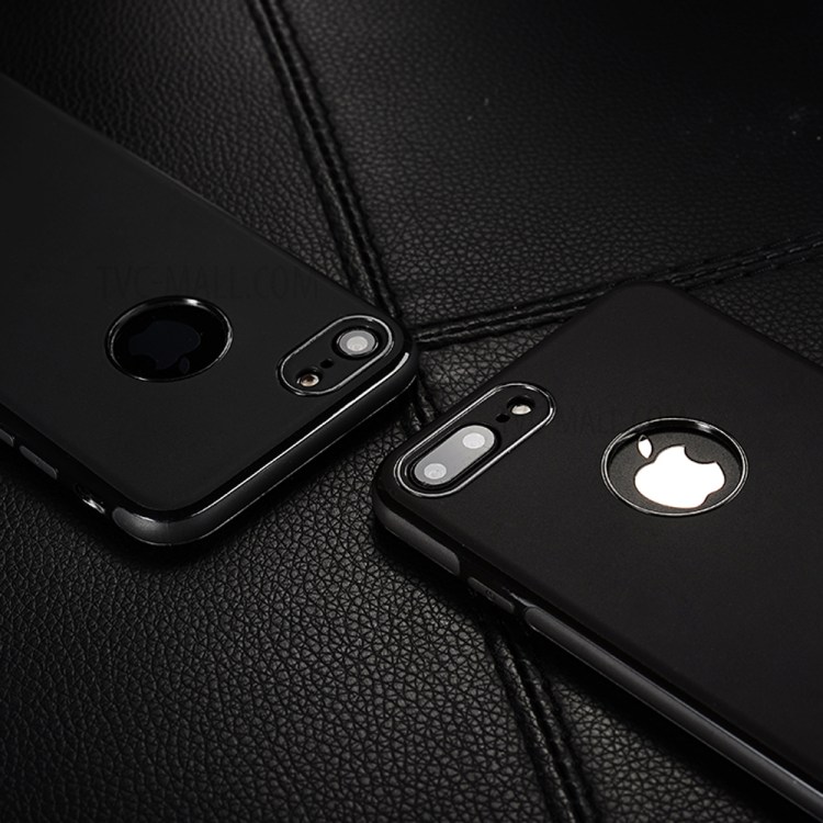 SULADA Phone Accessory TPU Mobile Case for iPhone 7 Plus Built-in Magnetic Holder Metal Sheet - Black-9