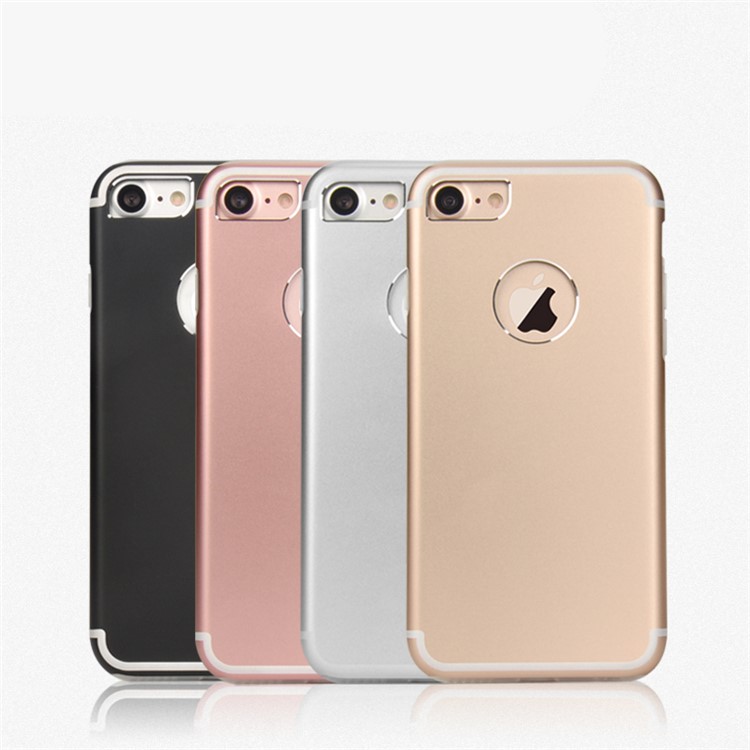 YED Defender Series Drop-proof Metal + TPU Back Case for iPhone 7 4.7 Inch - Black-2
