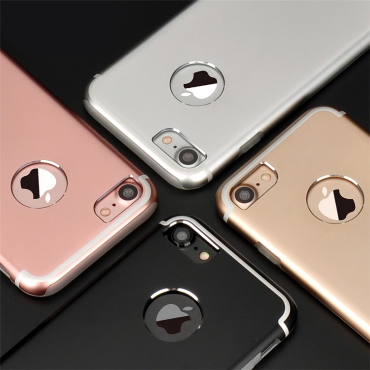 YED Defender Series Drop-proof Metal + TPU Back Case for iPhone 7 4.7 Inch - Black-3