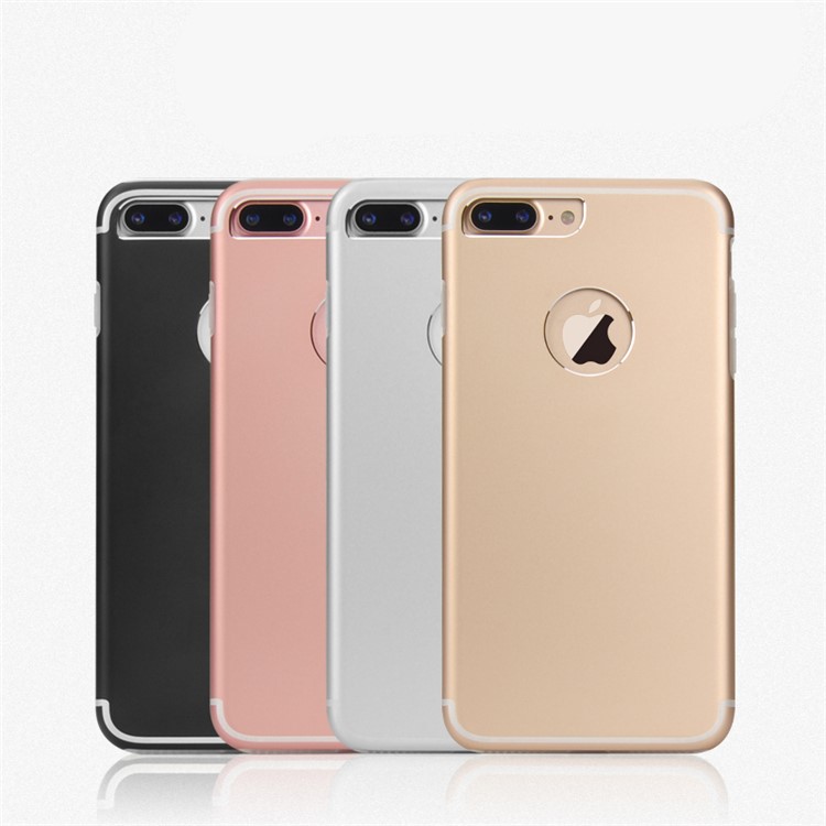 YED Defender Series Drop-proof Metal + TPU Phone Case for iPhone 7 Plus 5.5 - Black-2