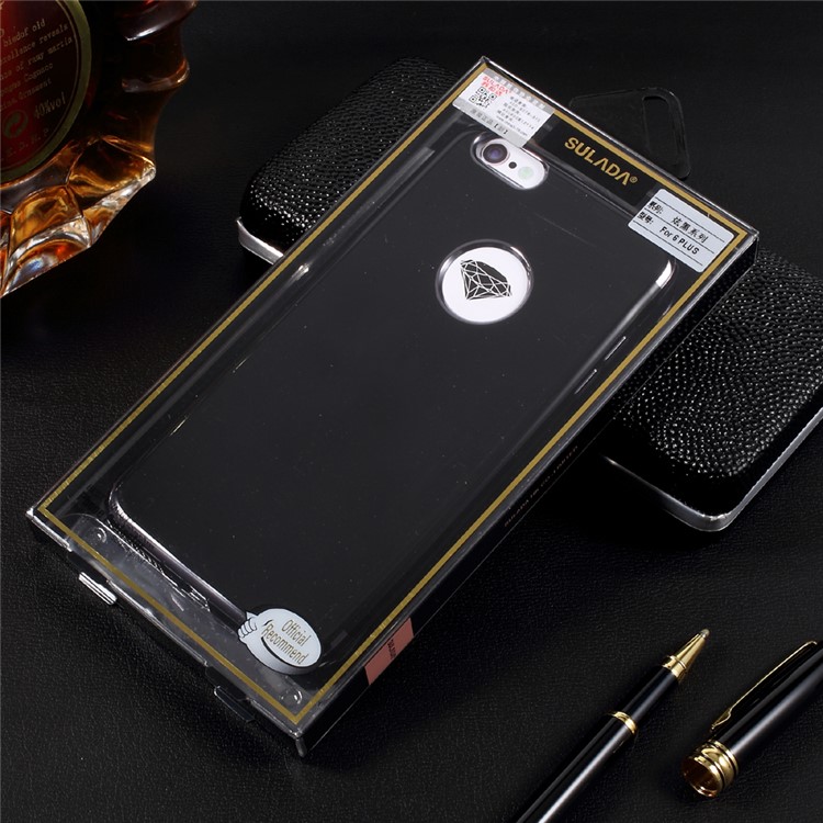 SULADA Electroplating Soft TPU Mobile Case for iPhone 6s Plus/6 Plus - Black-11