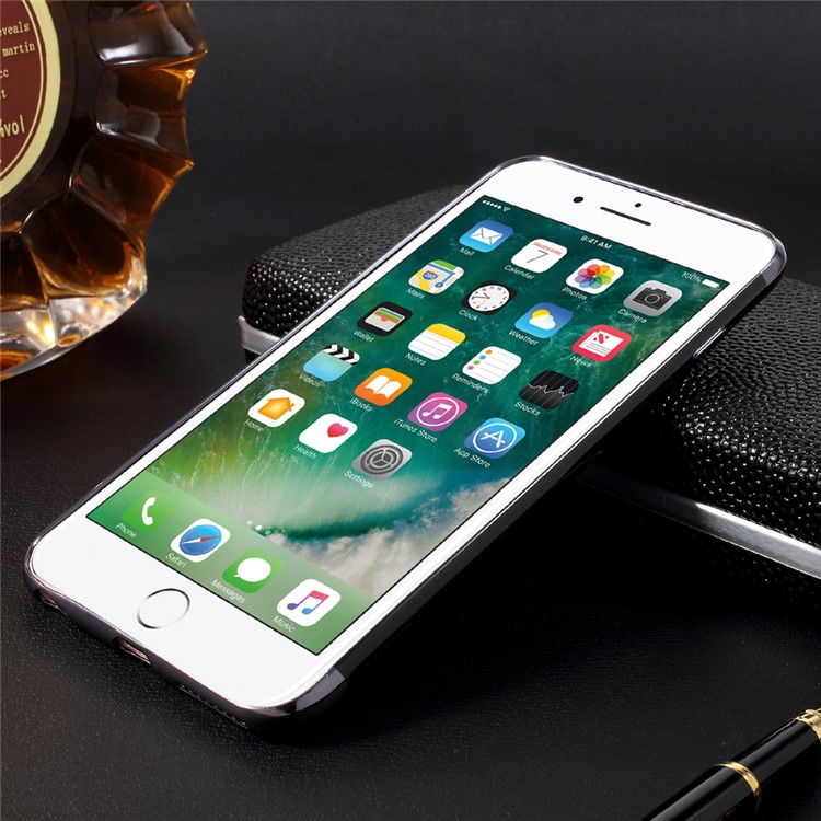 SULADA Electroplating Soft TPU Mobile Case for iPhone 6s Plus/6 Plus - Black-2