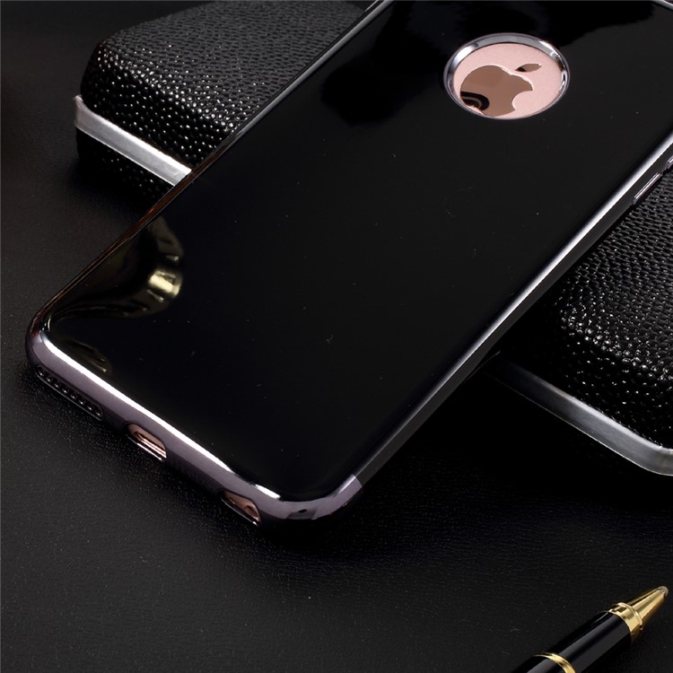 SULADA Electroplating Soft TPU Mobile Case for iPhone 6s Plus/6 Plus - Black-4