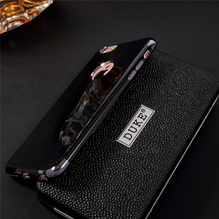SULADA Electroplating Soft TPU Mobile Case for iPhone 6s Plus/6 Plus - Black-6