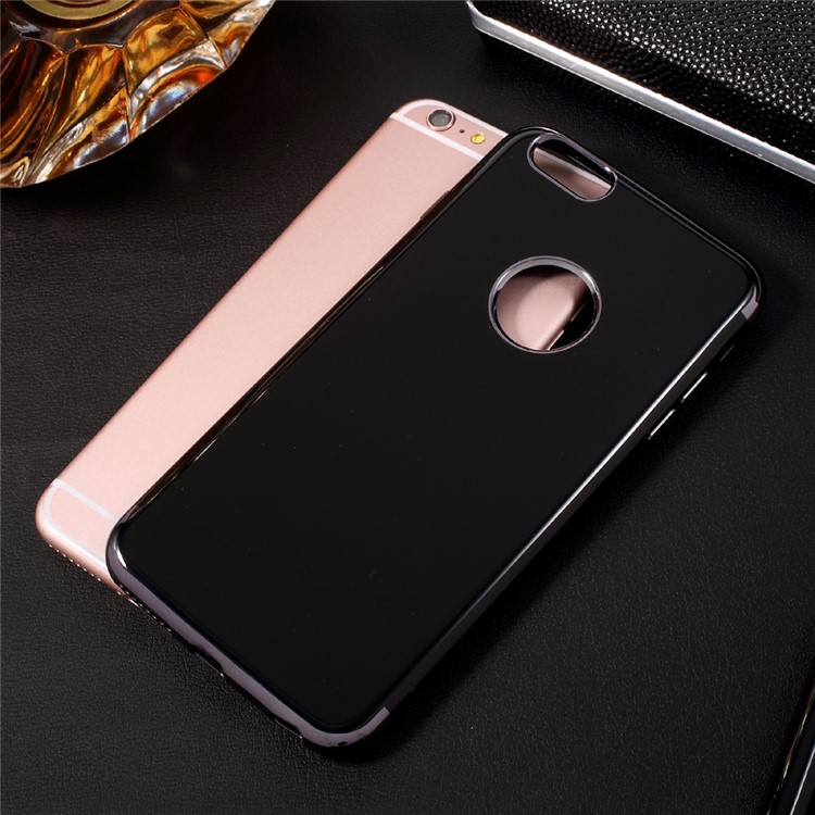 SULADA Electroplating Soft TPU Mobile Case for iPhone 6s Plus/6 Plus - Black-7