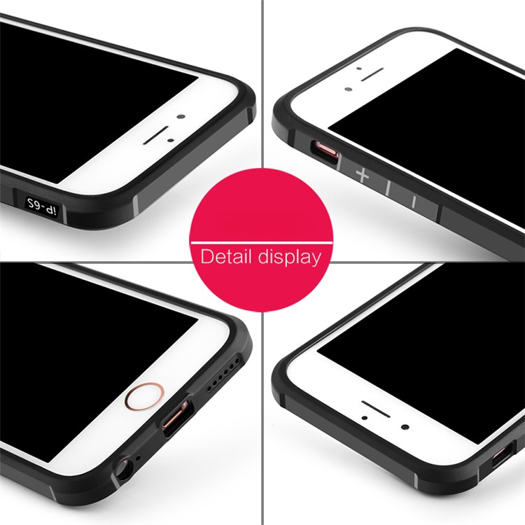 Wrapped Edges Embossment TPU Case for iPhone 6s 6 4.7 - Love How Long Can We Hold On-4