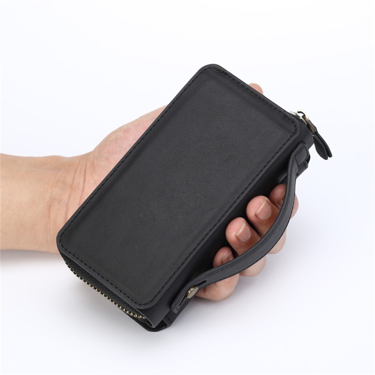 BRG Multi-slot Wallet Detachable Cell Phone Case for iPhone 6s Plus / 6 Plus with Stand and Handle - Black-12