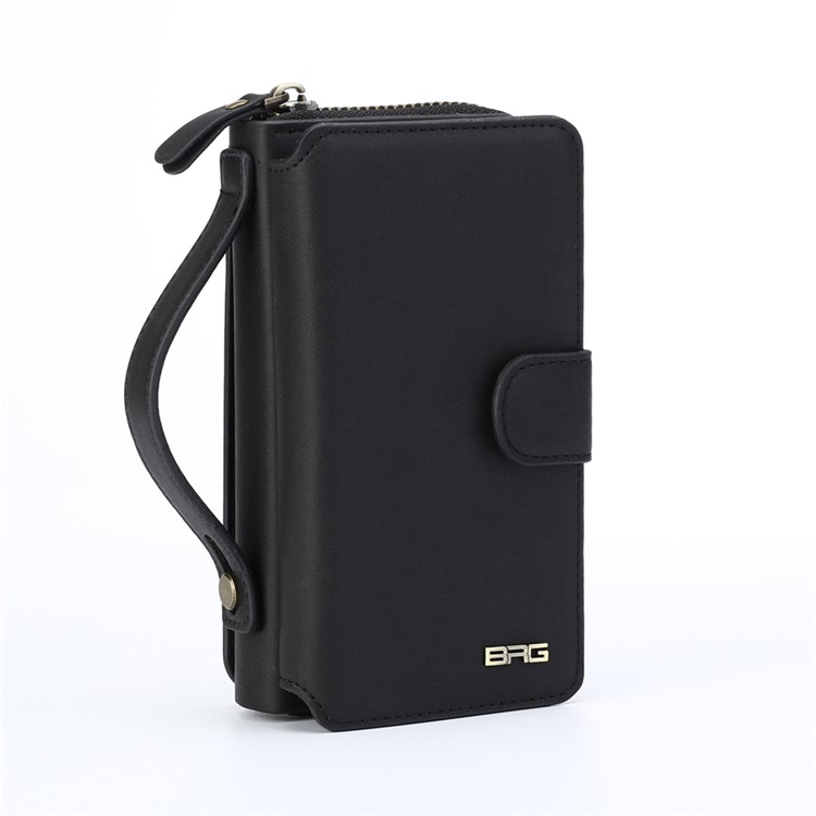 BRG Multi-slot Wallet Detachable Cell Phone Case for iPhone 6s Plus / 6 Plus with Stand and Handle - Black-6