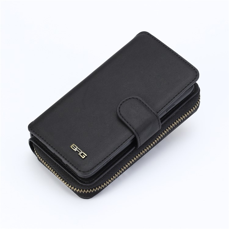 BRG Multi-slot Wallet Detachable Cell Phone Case for iPhone 6s Plus / 6 Plus with Stand and Handle - Black-7