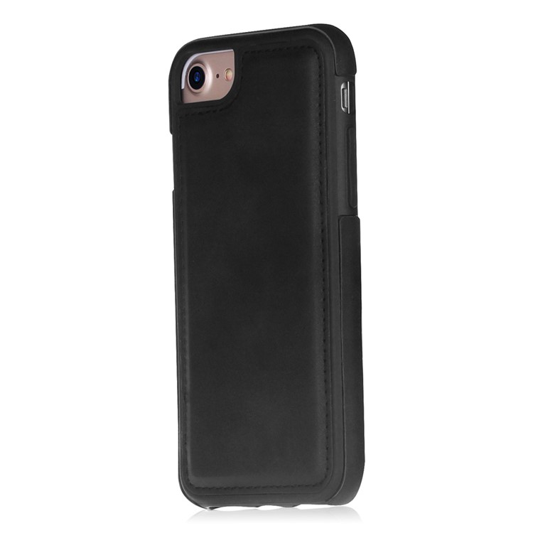 BRG Detachable 2-in-1 TPU + Zipper Wallet Leather Portable Case for iPhone 7 4.7 - Black-7