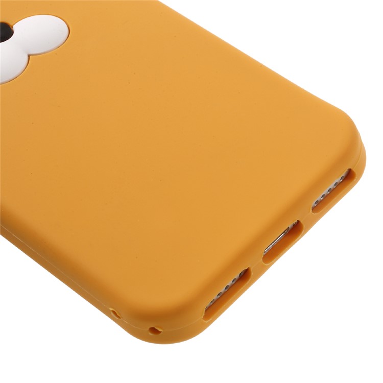 3D Cute Cartoon Silicone Protective Mobile Phone Case for iPhone 7 4.7 inch - Orange-5