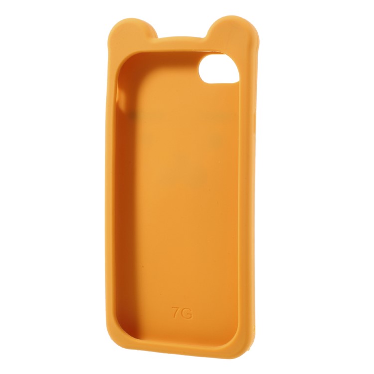 3D Cute Cartoon Silicone Protective Mobile Phone Case for iPhone 7 4.7 inch - Orange-6