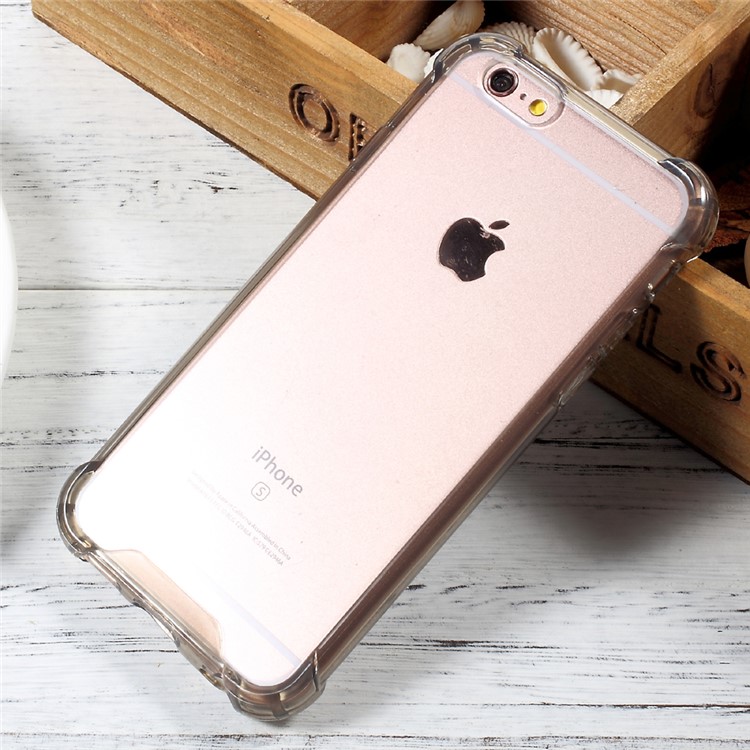 Scratch-proof PC + Anti-yellowing Bayer 3695 TPU Phone Case for iPhone 6s Plus/6 Plus - Black-1