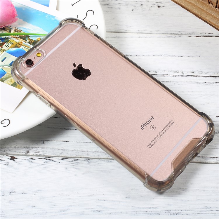 Scratch-proof PC + Anti-yellowing Bayer 3695 TPU Phone Case for iPhone 6s Plus/6 Plus - Black-3