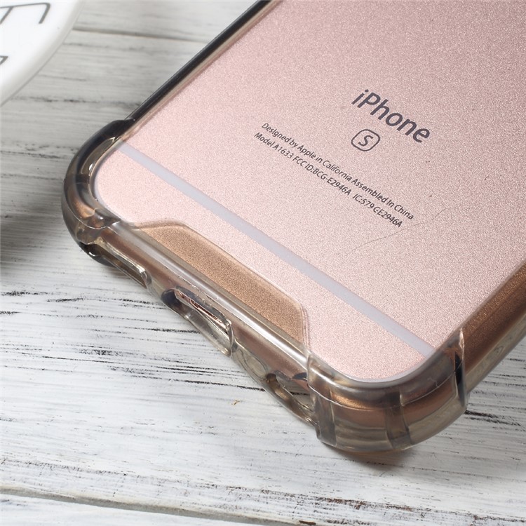 Scratch-proof PC + Anti-yellowing Bayer 3695 TPU Phone Case for iPhone 6s Plus/6 Plus - Black-4