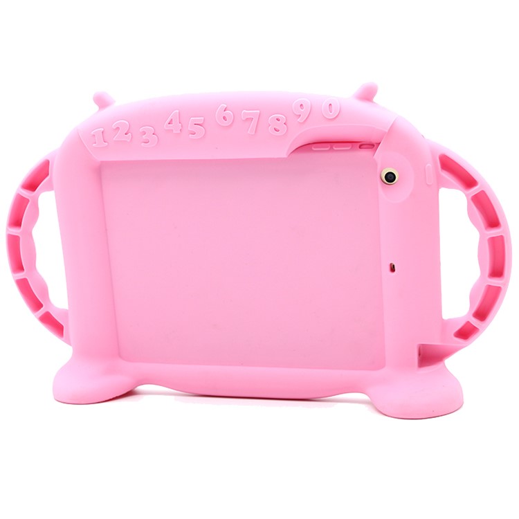 3D Fun Cartoon Robot Shockproof Silicone Protective Stand Case for iPad Mini 3 2 1 - Pink-3