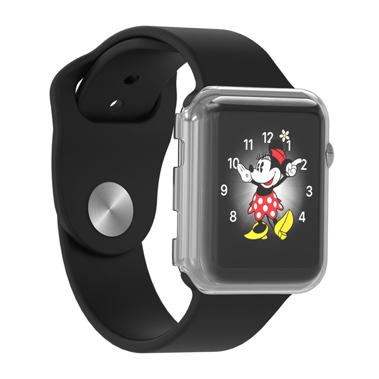 DEVIA 0.5mm Super Thin Crystal Clear Plastic Protective Case for Apple Watch Series 2 42mm - Transparent-2