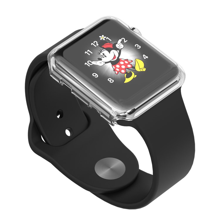 DEVIA 0.5mm Super Thin Crystal Clear Plastic Protective Case for Apple Watch Series 2 38mm - Transparent-1