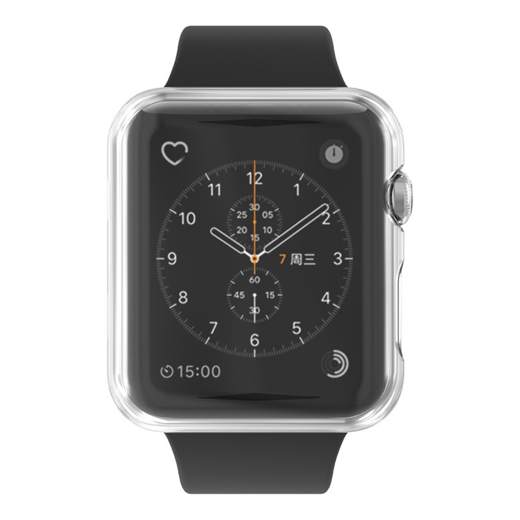 DEVIA 0.5mm Super Thin Crystal Clear Plastic Protective Case for Apple Watch Series 2 38mm - Transparent-6
