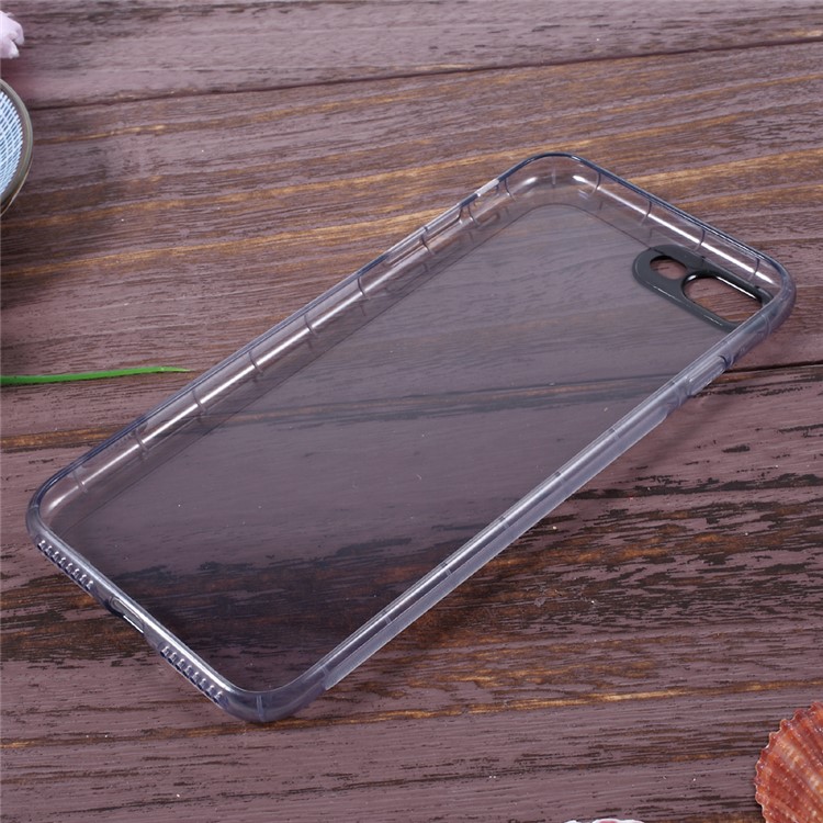 OUCASE Bodyguard Series Drop-proof TPU Case for iPhone 7 Plus 5.5 - Transparent Black-10