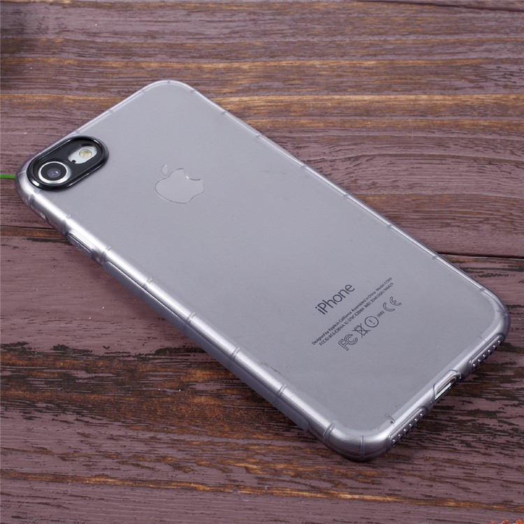 OUCASE Bodyguard Series TPU Drop-proof Case for iPhone 7 4.7 Inch - Transparent Black-3