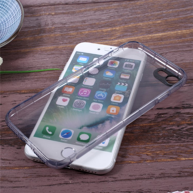 OUCASE Bodyguard Series TPU Drop-proof Case for iPhone 7 4.7 Inch - Transparent Black-7