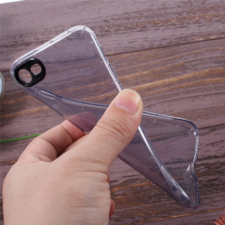 OUCASE Bodyguard Series TPU Drop-proof Case for iPhone 7 4.7 Inch - Transparent Black-8