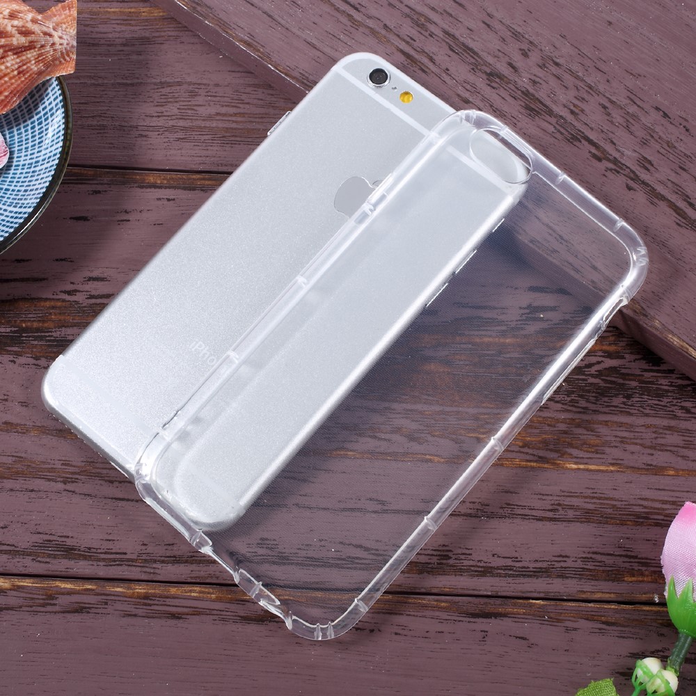 Drop-Proof Crystal Clear Gel TPU Mobile Case for iPhone 6s 6 4.7 inch-5