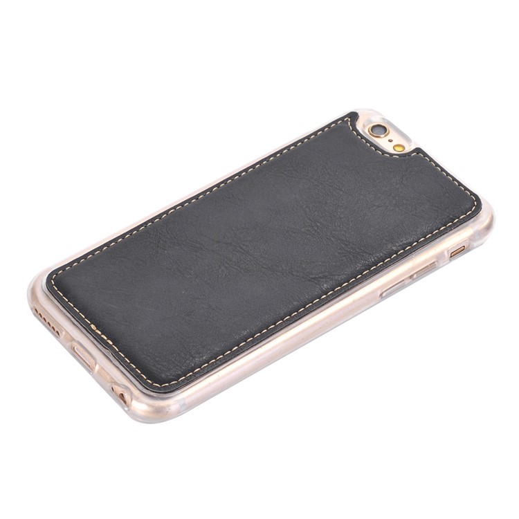 Detachable 2-In-1 Matte Leather Zip Wallet Mobile Case for iPhone 6s Plus/6 Plus - Black-7