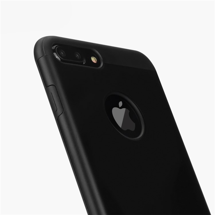 YED Defender Series Drop-proof Metal + TPU Hybrid Case for iPhone 7 Plus - Black-2