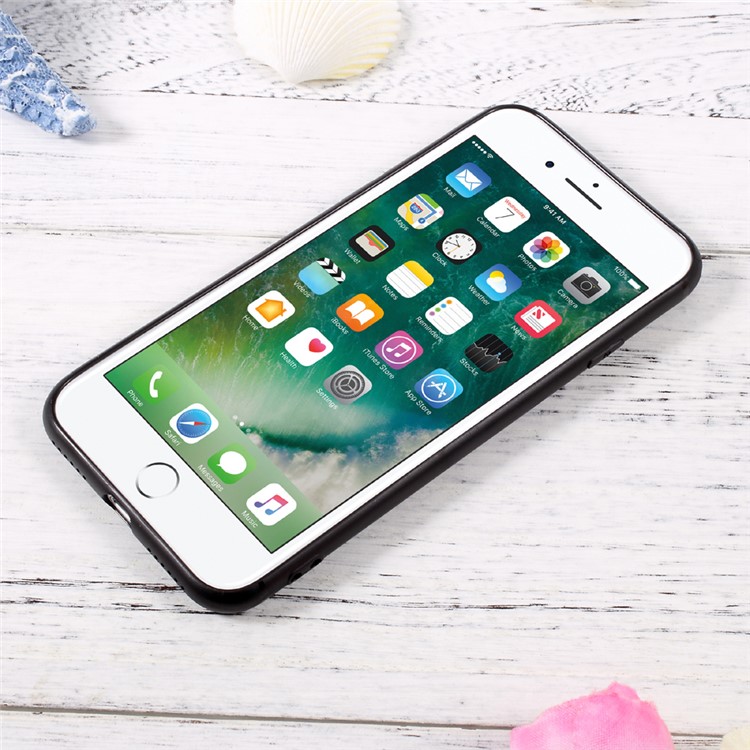 Soft Jelly TPU Mobile Phone Shell for iPhone 7 4.7 2016 - Black-2