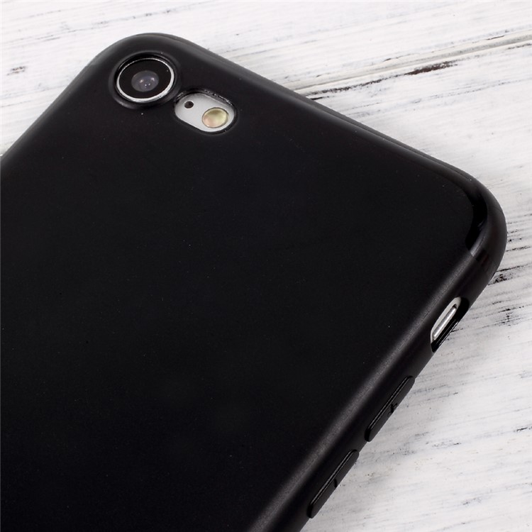 Soft Jelly TPU Mobile Phone Shell for iPhone 7 4.7 2016 - Black-4