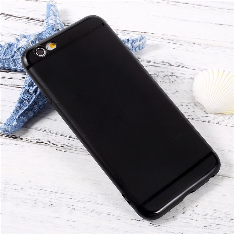 Soft Jelly TPU Cell Phone Case for iPhone 6s/6 4.7 - Black-3