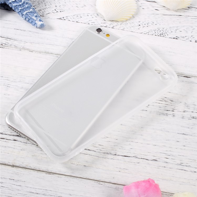 Soft Jelly TPU Back Case Mobile Accessory for iPhone 6s/6 4.7 - Transparent-5