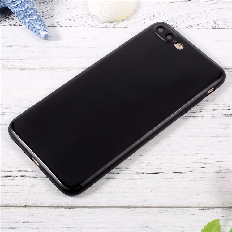 Jelly TPU Mobile Phone Case Accessory for iPhone 7 Plus 5.5 inch - Black-1