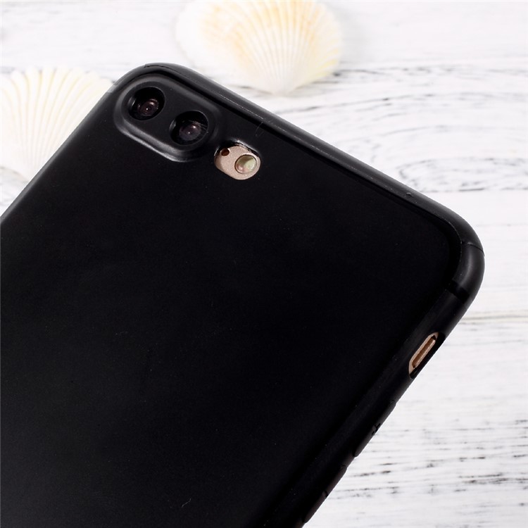 Jelly TPU Mobile Phone Case Accessory for iPhone 7 Plus 5.5 inch - Black-3