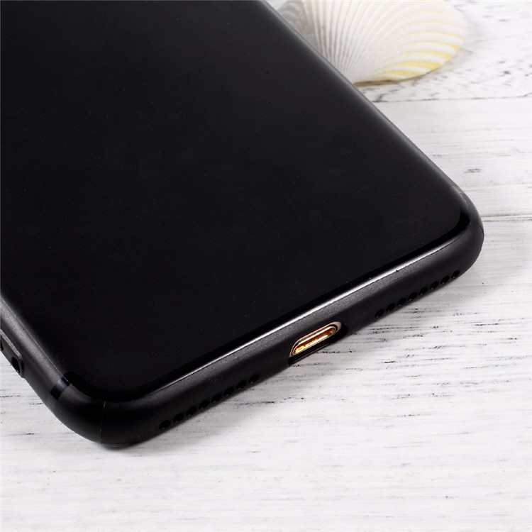 Jelly TPU Mobile Phone Case Accessory for iPhone 7 Plus 5.5 inch - Black-4