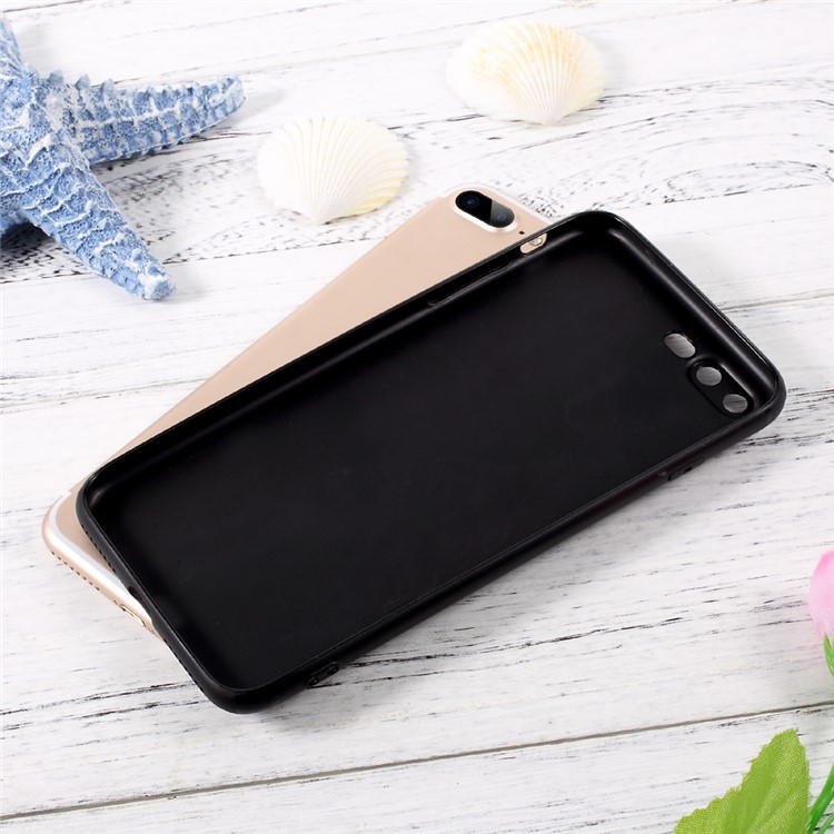 Jelly TPU Mobile Phone Case Accessory for iPhone 7 Plus 5.5 inch - Black-6
