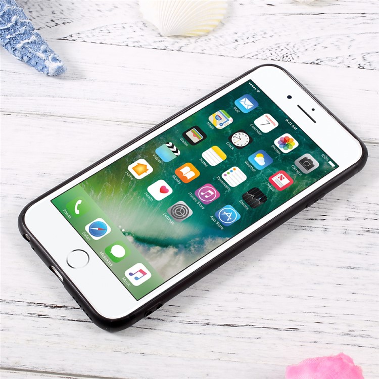 Jelly TPU Mobile Phone Case Accessory for iPhone 6s Plus / 6 Plus - Black-2