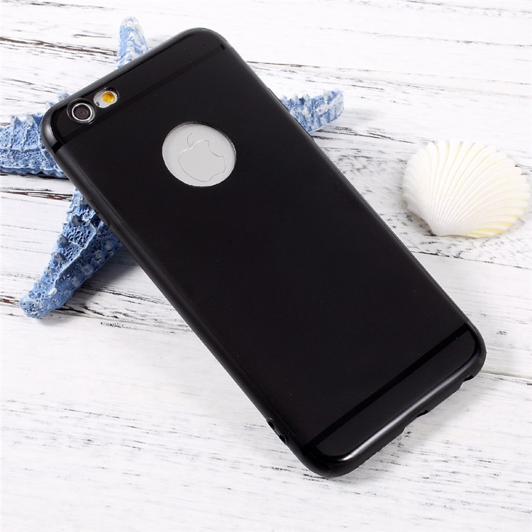 Jelly TPU Mobile Phone Case Accessory for iPhone 6s Plus / 6 Plus - Black-3