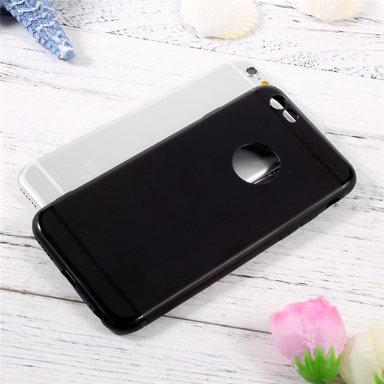Jelly TPU Mobile Phone Case Accessory for iPhone 6s Plus / 6 Plus - Black-6